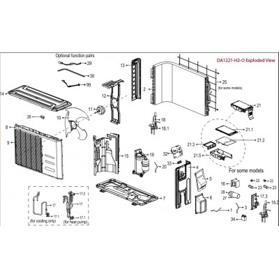 4-Ways Valve for DA1221-OUTDOOR 4-Ways Valve for DA1221-OUTDOOR