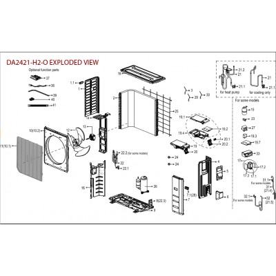 Axial Flow Fan for DA27-3Z-O